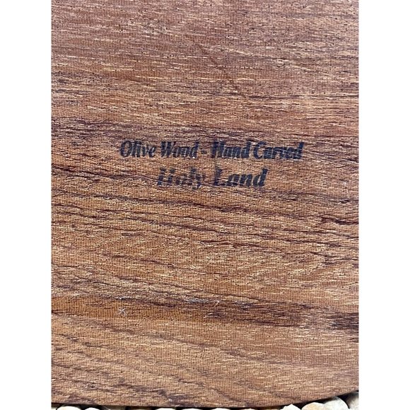 HUGE Intricately Hand Carved Olive Wood Noah's Ark on Wooden Base from Holy Land - Picture 14 of 15